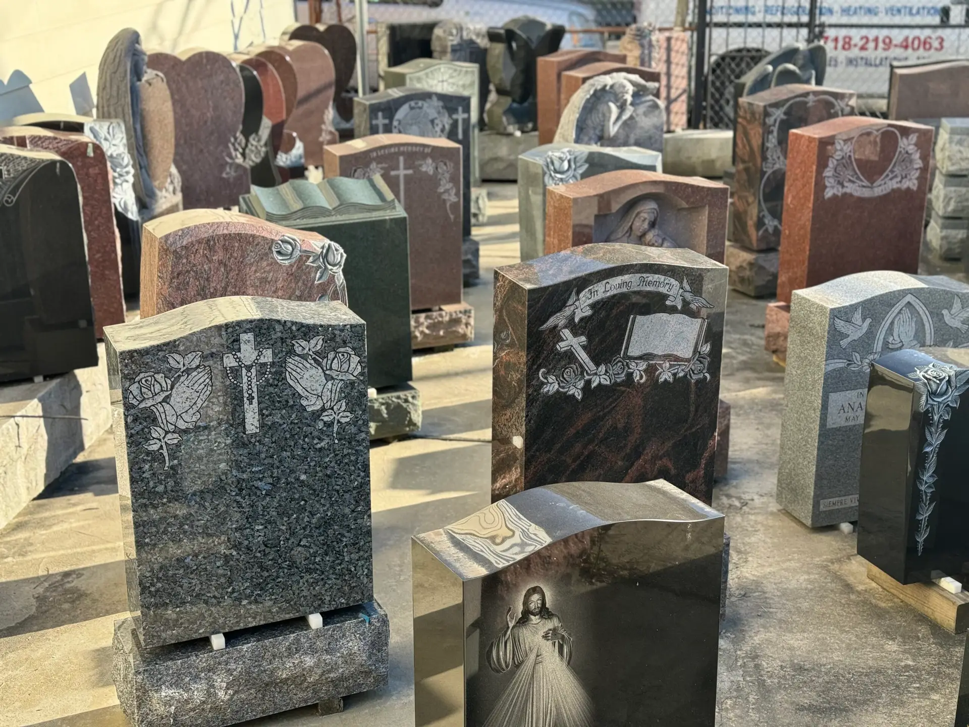 At Lasting Tributes Monuments, We offer a wide range of granite headstones and are open to creating a personalized experience that fits your budget and the memory of your love one's.